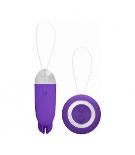 NOAH DUAL RECHARGEABLE  BALA VIBRADORA CONTROL REMOTO MORADO