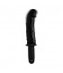 THE CURVED DICKTATOR 13 PLUG VIBRADOR DE SILICONA NEGRO