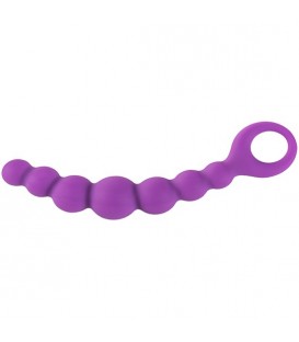 BUBBLE-CHAIN - BOLAS ANALES SILICONA MORADO