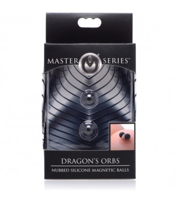 DRAGONS ORBS NUBBED SILICONA MAGNETICA NEGRA