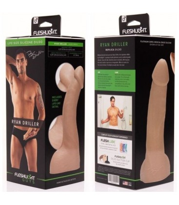 FLESHLIGHT GUYS RYAN DRILLER PENE REALiSTICO SILICONA