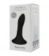 HITSENS 5 DILDO SILICONA DOBLE DENSIDAD NEGRO