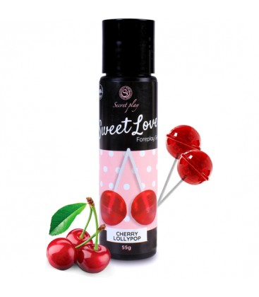 SWEET LOVE GEL LUBRICANTE LOLLIPOP DE CEREZA 60ML