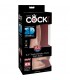 KING COCK PENE REALiSTICO CON TESTiCULOS TRIPLE DENSIDAD 20x9CM