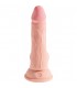 KING COCK PENE REALiSTICO CON TESTiCULOS TRIPLE DENSIDAD 20x9CM