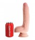 KING COCK PENE REALiSTICO CON TESTiCULOS TRIPLE DENSIDAD 24X10CM