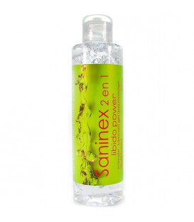 SANINEX INTIMATE LUBRICANT & MASSAGE GEL LIBIDO POWER 2 in 1 - 200ML