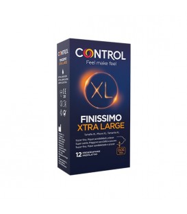 CONTROL PRESERVATIVOS FINISSIMO XTRA LARGE 12UDS