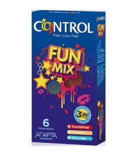 CONTROL PRESERVATIVOS FUN MIX 6 UDS