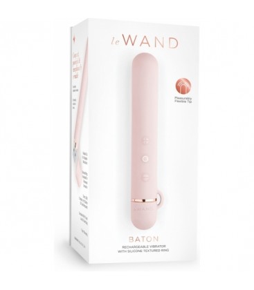 LE WAND BATON MINI VIBRADOR SILICONA ROSA