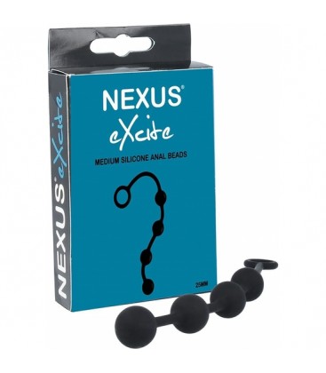 NEXUS EXCITE BOLAS ANALES SILICONA NEGRO