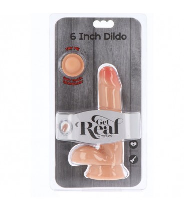 DUAL DENSITY PENE REALiSTICO CON TESTiCULOS 17CM