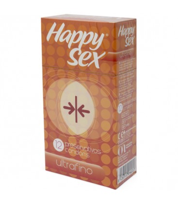 HAPPY SEX PRESERVATIVO ULTRAFINO 12 UDS