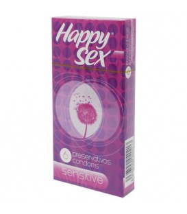 HAPPY SEX PRESERVATIVO SENSITIVE 6 UDS