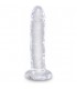 KING COCK CLEAR 6 DILDO REALISTA TRANSPARENTE 155 CM