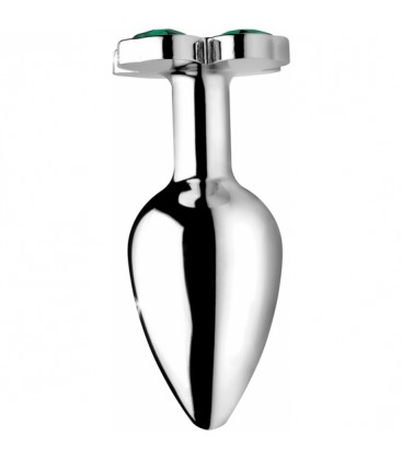 LUCKY CLOVER GEM PLUG ANAL GRANDE TREBOL PLATA