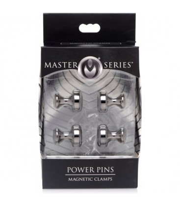 MASTER SERIES PINZAS CON IMAN NEGRO