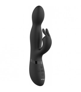 VIVE- CONEJO VIBRADOR PUNTO G- NEGRO