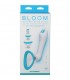 BLOOM VENTOSA DE CLITORIS Y PEZONES TURQUESABLANCO