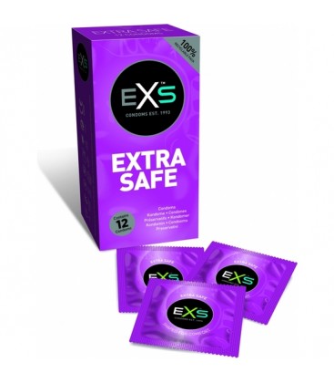 EXS EXTRA SAFE PRESERVATIVO NATURAL 12 PACK