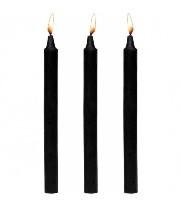 DARK DRIPPERS FETISH DRIP SET DE 3 VELAS NEGRO