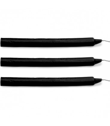 DARK DRIPPERS FETISH DRIP SET DE 3 VELAS NEGRO