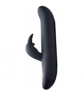 VIBRADOR 10X FLEXING RABBIT VIBRATOR BLACK