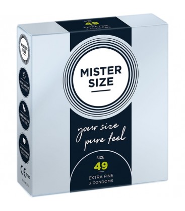 MISTER SIZE 49 3 PACK EXTRA FINO