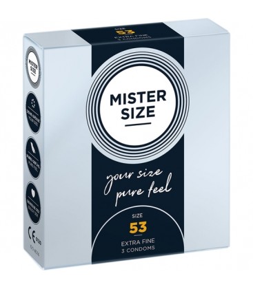 MISTER SIZE 53 3 PACK EXTRA FINO