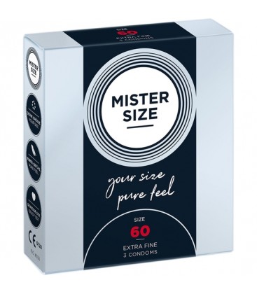 MISTER SIZE 60 3 PACK EXTRA FINO