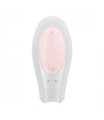 SATISFYER DOUBLE JOY CON APP ORO BLANCO ROSA