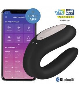 SATISFYER DOUBLE JOY CON APP - NEGRO