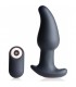 GYRO M 10X CURVED RIMMING PLUG VIBRADOR CON MANDO NEGRO