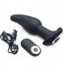 GYRO M 10X CURVED RIMMING PLUG VIBRADOR CON MANDO NEGRO