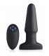 PLUG ANAL DE SILICONA INFLABLE Y CON VIBRADOR de 10X