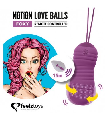 FEELZTOYS MOTION LOVE BALLS FOXY