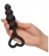 SILICONE LOVE PROBE PLUG DE SILICONA CON VIBRADOR NEGRO