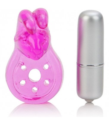 MICRO VIBE AROUSER BUNNY ANILLO VIBRADOR ROSA