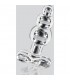 CRYSTAL JEWEL PLUG DE CRISTAL TRANSPARENTE