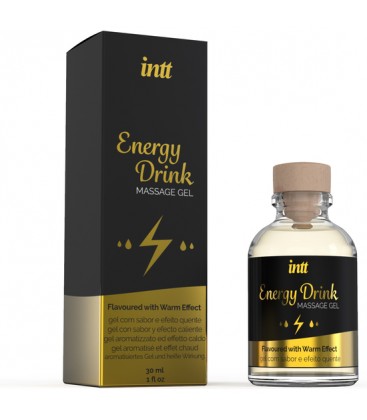 INTT GEL DE MASAJE BESABLE AROMA BEBIDA ENERGeTICA 30ML