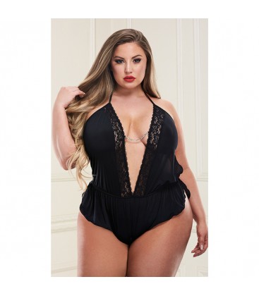 BACI SEXY BODY DE SATeN NEGRO