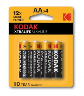 KODAK XTRALIFE ALKALINE AA - 20 PACKS DE 4UDS