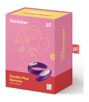 SATISFYER PARTNER PLUS REMOTO VIBRADOR PARA PAREJAS