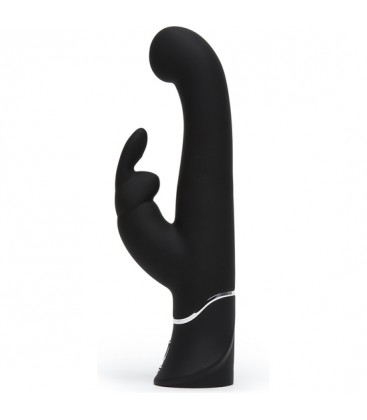 VIBRADOR G SPOT DOBLE ESTIMULACIoN NEGRO