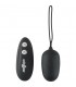 HUEVO VIBRADOR CON CONTROL REMOTO NEGRO