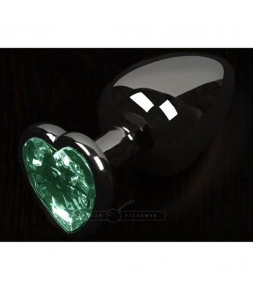 PLUG METAL CORAZON VERDE S