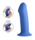 SQUEEZABLE THICK DILDO DE SILICONA AZUL