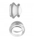 CLEAR PLUNGERS ESTIMULADORES PEZONES SILICONA TAMANO PEQUENO TRANSPARENTE