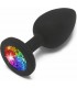 RAINBOW BOOTY JEWEL PEQUENO NEGRO