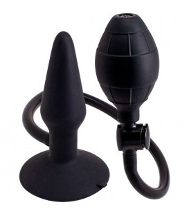 BUTT PLUG HINCHABLE S - NEGRO